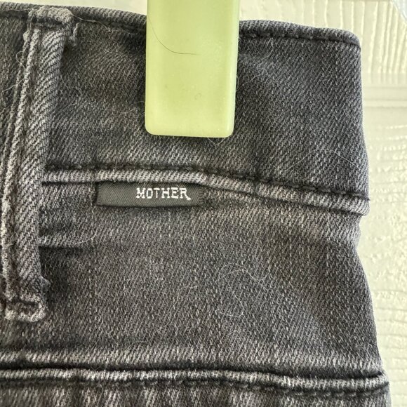MOTHER denim The Hustler Fray, size 26 in not guilty (black) - Picture 4 of 6